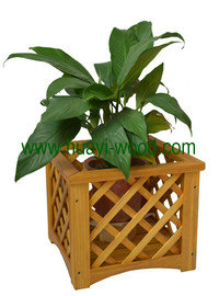 lattice wooden flower planter boxes
